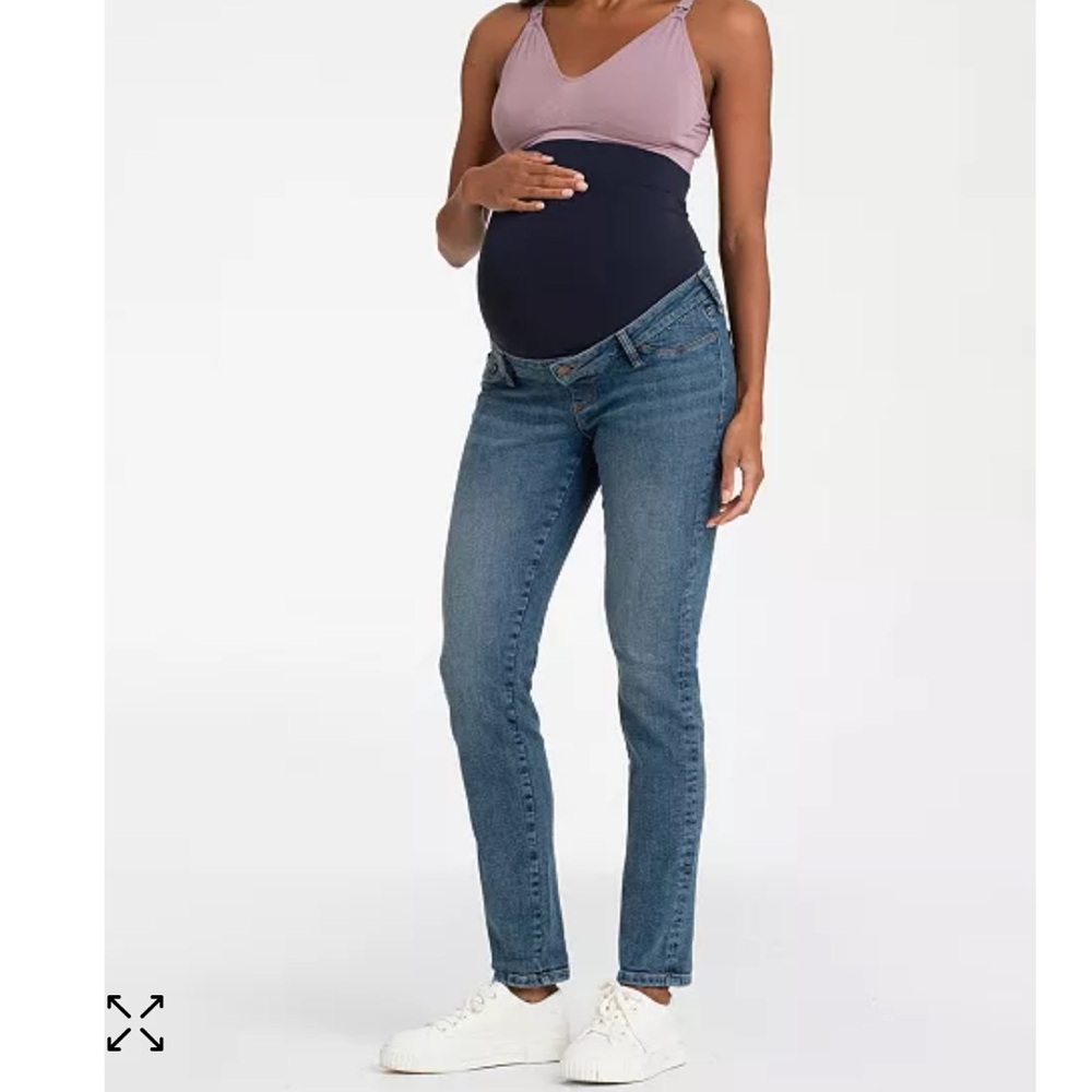 Seraphine Women's Slim Boyfriend Fit Maternity Jeans